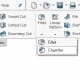 Chamfer tool location in the Features toolbox