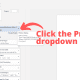 Click the Printer dropdown menu to change the way you print.