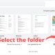 Select the folder in the middle of the page on the right-hand side.