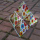 First attempt. I discovered wrapping paper is a little heavy.