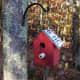 Country Cottage License Plate Birdhouse
