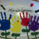 Use fingerprints and thumbprints to create the butterflies, bumblebees, and ladybugs.