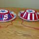 Our finished patriotic hat craft.