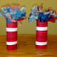 Our finished firecracker crafts.