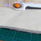 Add another calico layer, the same size as the pillow front.