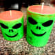Our finished alien candles.