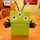 Our finished alien hand puppet.