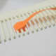 Use glue to hold end of paper.