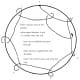 Here is a simple diagram that starts the weaving. It shows 7 points the process is the same for 11 points. Using 11 points requires a longer thread for the weaving.