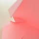 Pinch the tip of one corner and fold it in half to align with the small crease line inside.