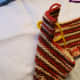 Fold in half to start sewing body from the top of the Head.