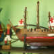 An example of a finished replica. Model 15th century Portuguese galleon 