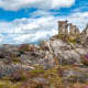 The ridge, upon which the castle sits, forms the boundary between the counties of Cheshire and Staffordshire, the dioceses of Chester and Lichfield and the ecclesiastical provinces of Canterbury and York.