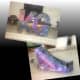 Painting on Initial Blocks and a handmade Phone holder (Project for Product Design made of cardboard)
