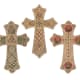 Crosses with colorful designs make nice gifts.