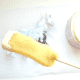 My homemade brush used to create thin layers, which I find best for casting a mold.