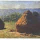 Haystacks in the late summer by Claude Monet