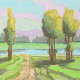 View on the IPad of all the layers: the pencil drawing, the digital lines, and the digital painting.