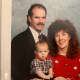 Family photo - 1990 sweater and big hair.