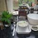 Ingredients and utensils made ready before starting.