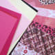 Pretty paper that caught my eye. Colorful cardstock and scrapbook papers in perfect shades and patterns for Valentine's Day crafting.