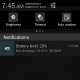 Battery charge at the end of playback