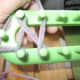 Keep going until you get to the end of the loom.