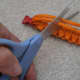 Trim the ends to approximately 1.5 inches, then seal the ends