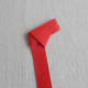 Tighten the knot and flatten it down.