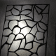 glue waxpaper to window