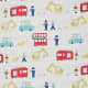 Children's fabric in a delightful washable print. (These fabrics are available from John Lewis in UK.)