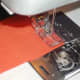 Sewing fabric together without any embellishments.
