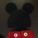 Crochet Mickey Mouse hat