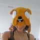 Crochet Jake hat from Adventure Time