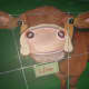 Whimsical cow painting I did of a customer's pet cow