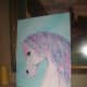 Colorful horse painting