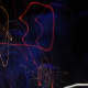 I took this in my car. The blue is from the stereo, then I raised the camera towards a street lamp to get the yellow. The red is from a car that was passing by and so is the white
