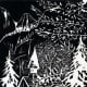 Untitled (Peaceful Valley) by Peggy Woods - This is the very first linocut I ever created.