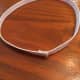 I glued my elastic into a circle to make it easier to sew.