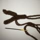 Photo 11. Attach 1 inch I-cord to the 2.25 inch I-cord.