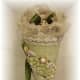 Pale Green Christmas Tusie Mussie