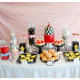 The snacks table at the Paisley Pedal Events Mario Kart-themed birthday party.