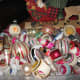 Some of my ornaments displayed on a tray.