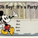 Free Mickey printable invite