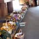 Blessing of the baskets at the church I went to as a child. More baskets were brought in after this photo was taken.