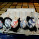 Here are my &quot;tie-dyed&quot; eggs fresh out of the pot.