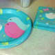 Nesting birds plates and napkins.