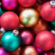 Use your imagination with Christmas balls!