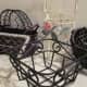 Choose your basket by shape, color, and texture, from wire, iron, or wicker styles.