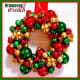 Image #7 - Retro Glass Christmas Ornament Wreath